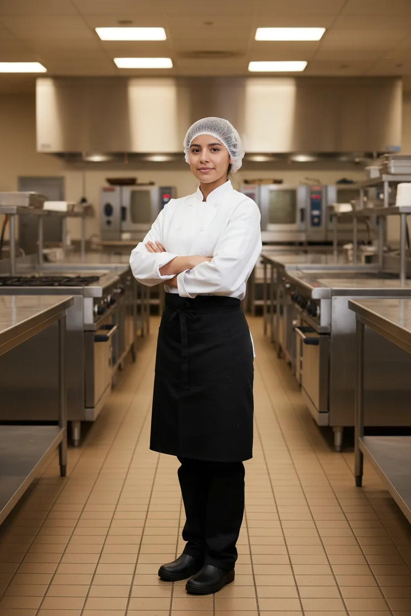 Food service uniform - white