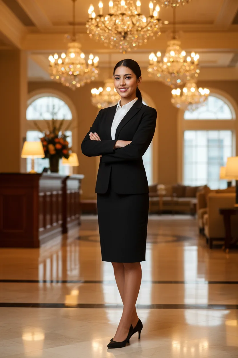 Hospitality uniform - black