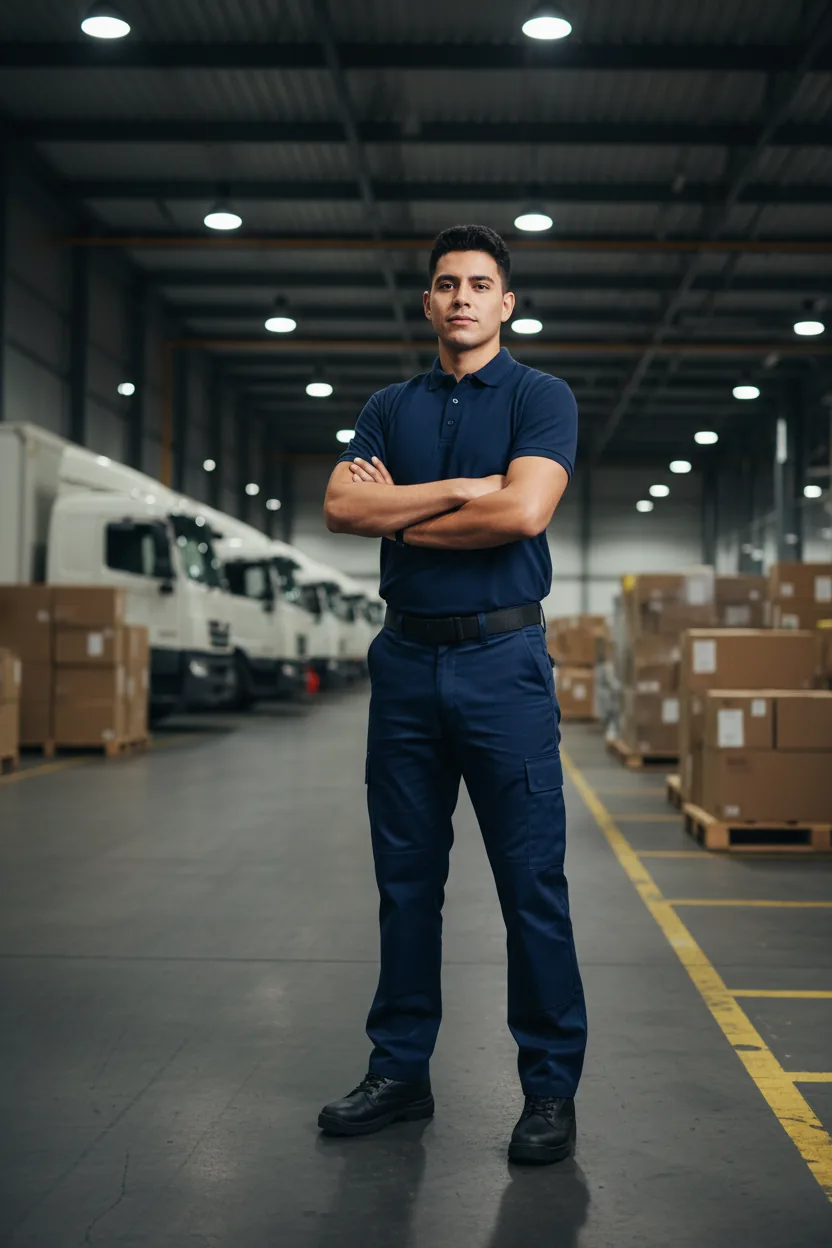 Logistics uniform - blue