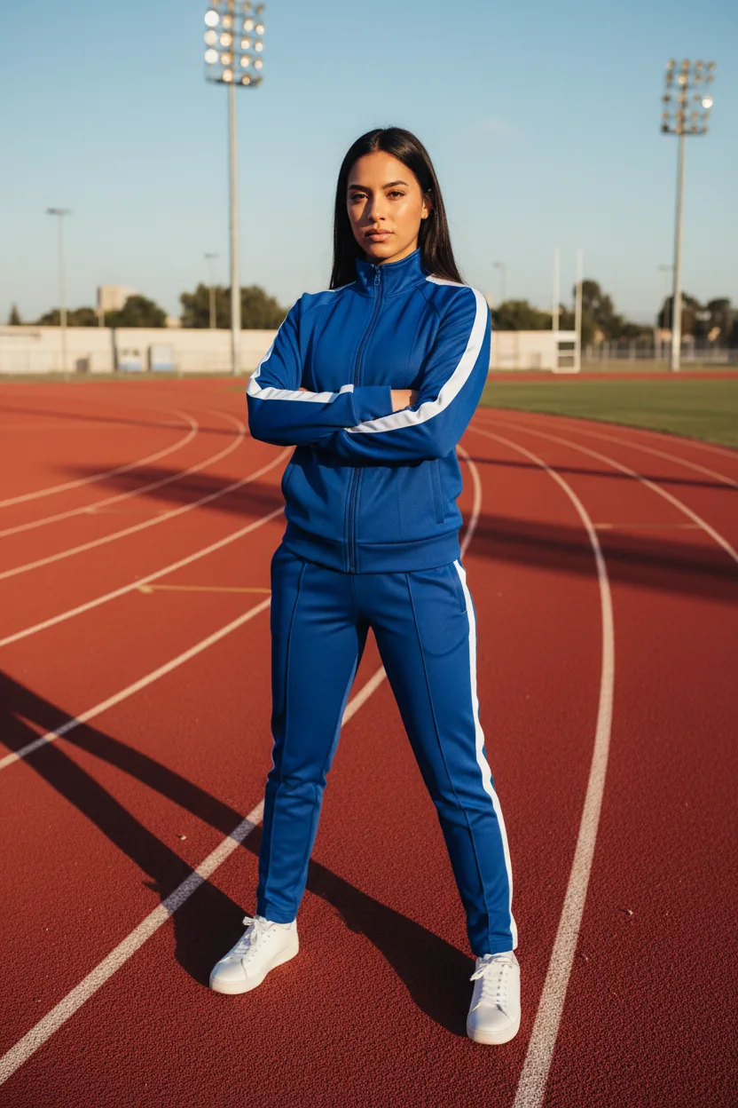 Track jacket - blue