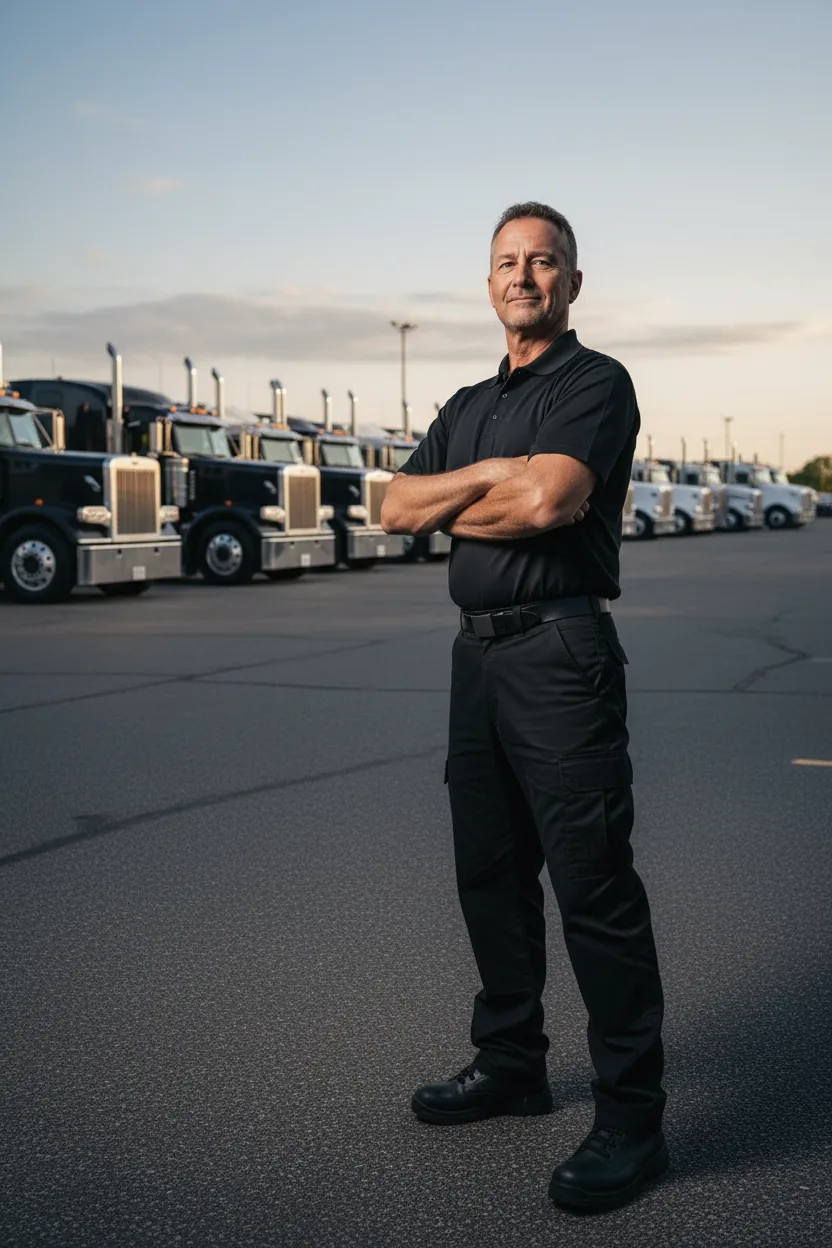 Transport uniform - black
